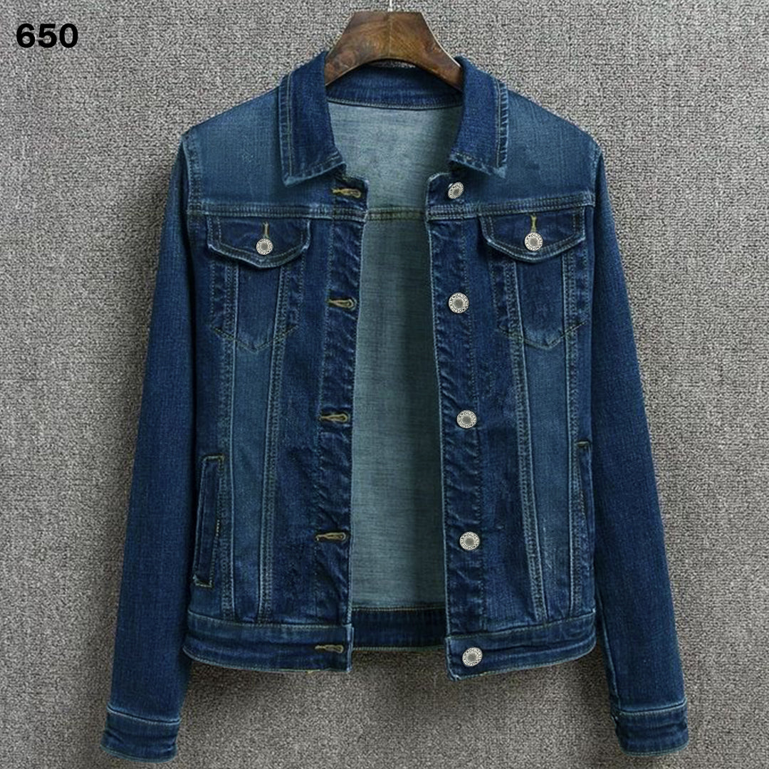 Women Denim Jacket Dirty Blue - 650
