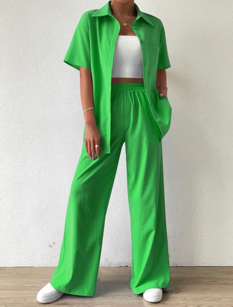 Palazzo Matching Sets Half Sleeve