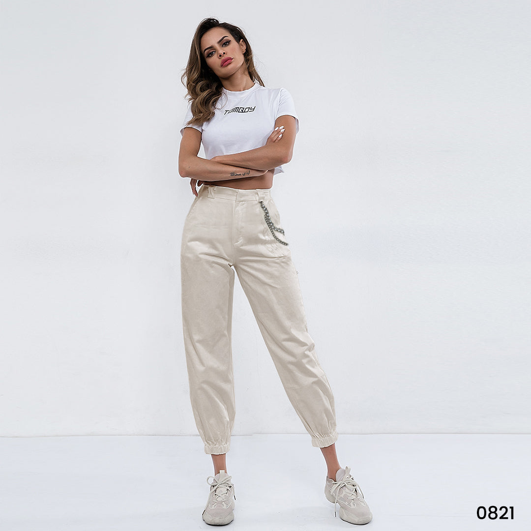 Pearl Utility Pants Women Cream - 0821