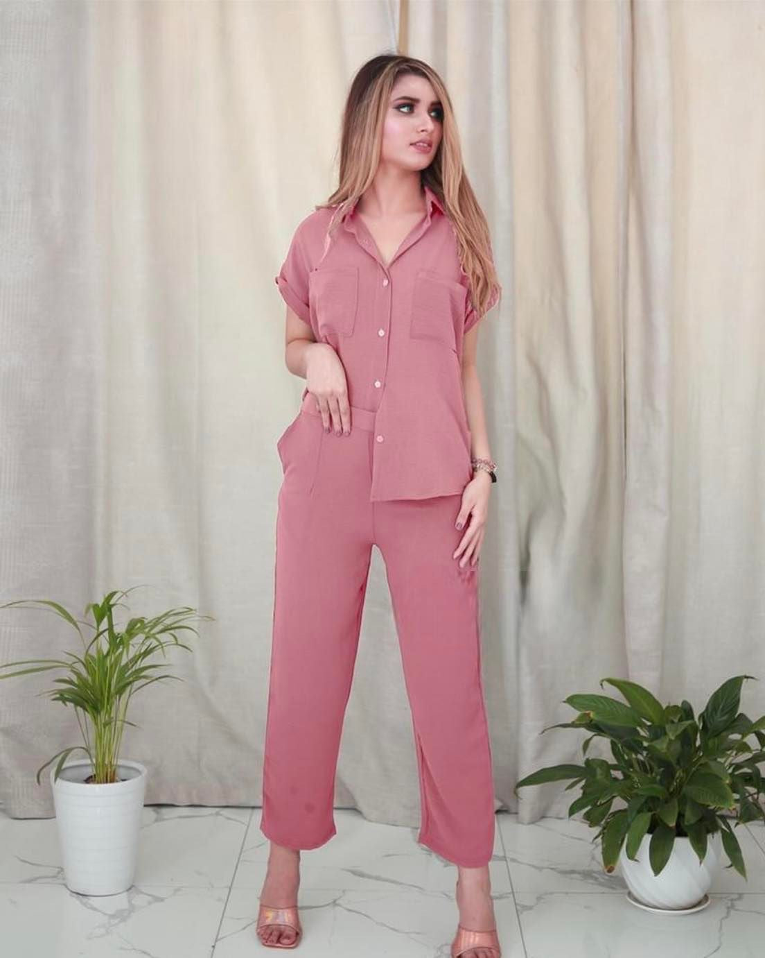 Half Sleeve Basic Co-ord Set